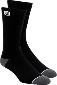 100-solid-socks-black